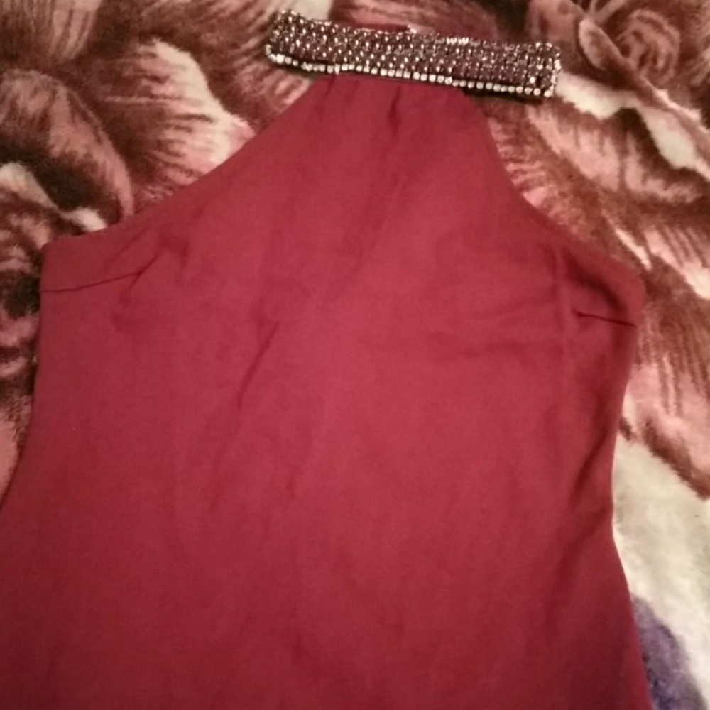 Lac Bleu jeweled midi dress size large